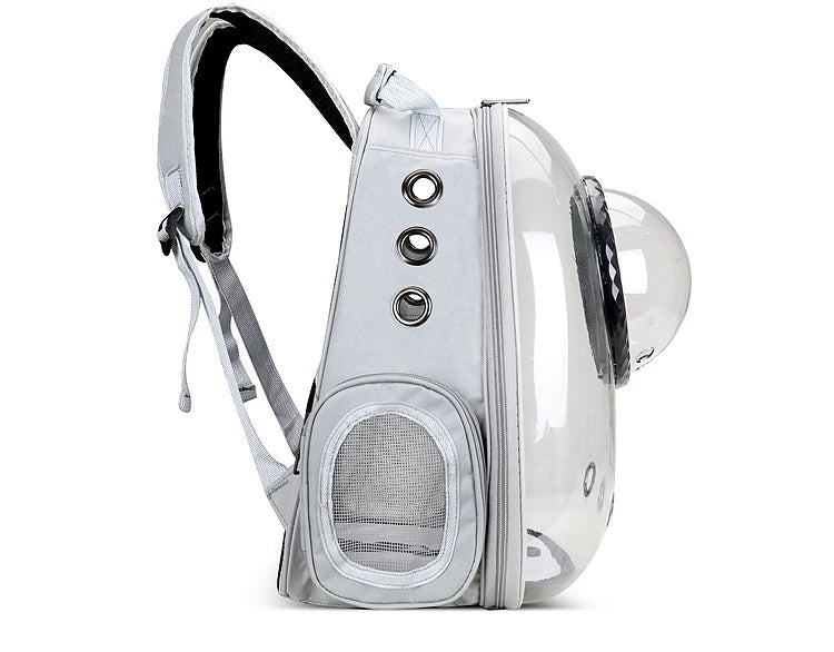 Showlu Smart General pet carrier backpack with adjustable straps and mesh ventilation for comfortable pet travel.