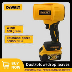 Dewalt 30000RPM Brush Air Hair Dryer Wireless Turbo Fan Handheld Violent Fan Dryer 20V Rechargeable Dust Removal Tool
