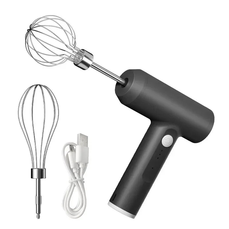 Showlu Smart General electric egg beater with stainless steel beaters and ergonomic handle for efficient mixing and whipping.