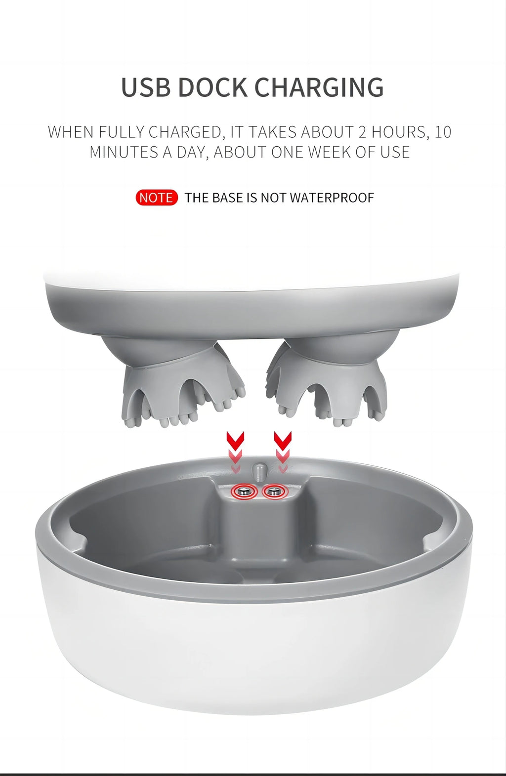 Showlu Smart General Scalp Massager 2.0 with ergonomic handle and multiple massage nodes for relaxing scalp therapy.