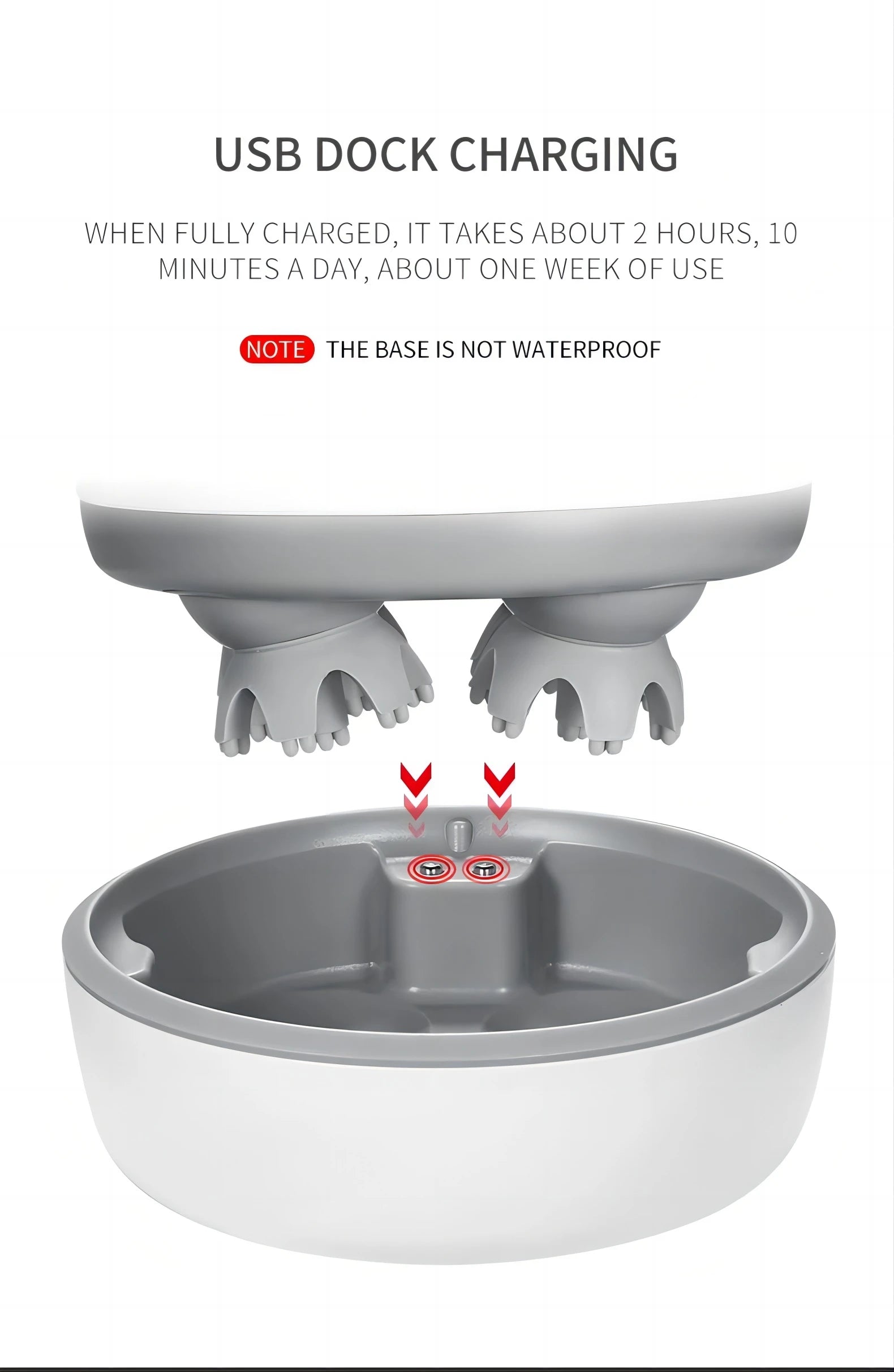 Showlu Smart General Scalp Massager 2.0 with ergonomic handle and multiple massage nodes for relaxing scalp therapy.