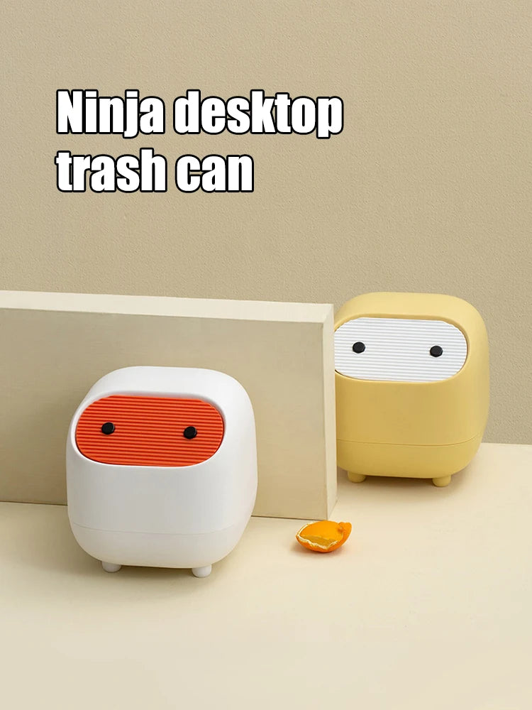 Showlu Smart General mini bathroom trash can with a compact, sleek design perfect for small bathroom spaces.
