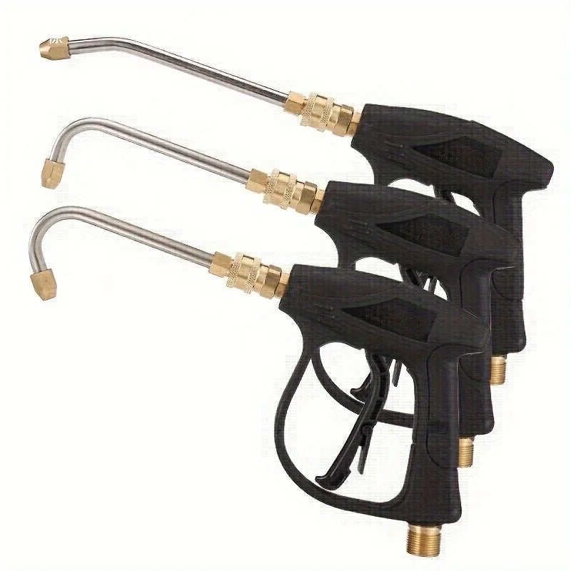 Showlu Smart General 90 degree pressure washer nozzle for high-pressure cleaning, showcasing the durable metal nozzle tip.