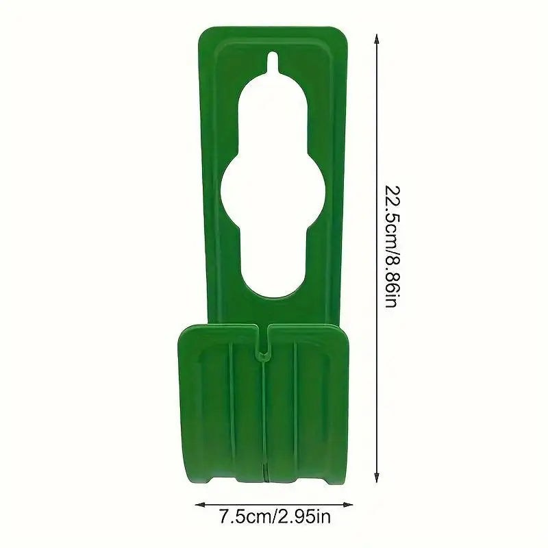 Wall-mounted hose holder by Showlu Smart General, featuring durable design for organized garden or outdoor hose storage.