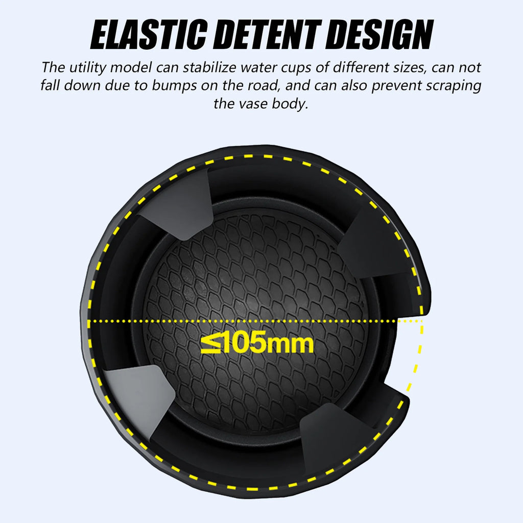 Showlu Smart General car cup holder expander fitting into vehicle cup holder, expands space for additional drinks or accessories.
