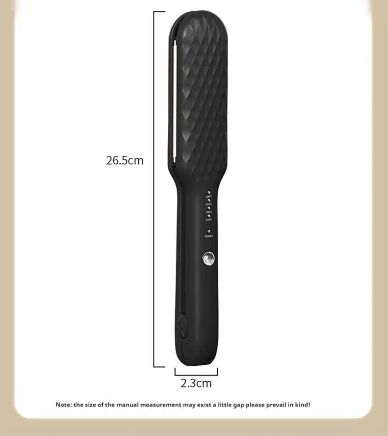Showlu Smart General hair crimper tool with textured plates for creating waves and volume in hair styling.