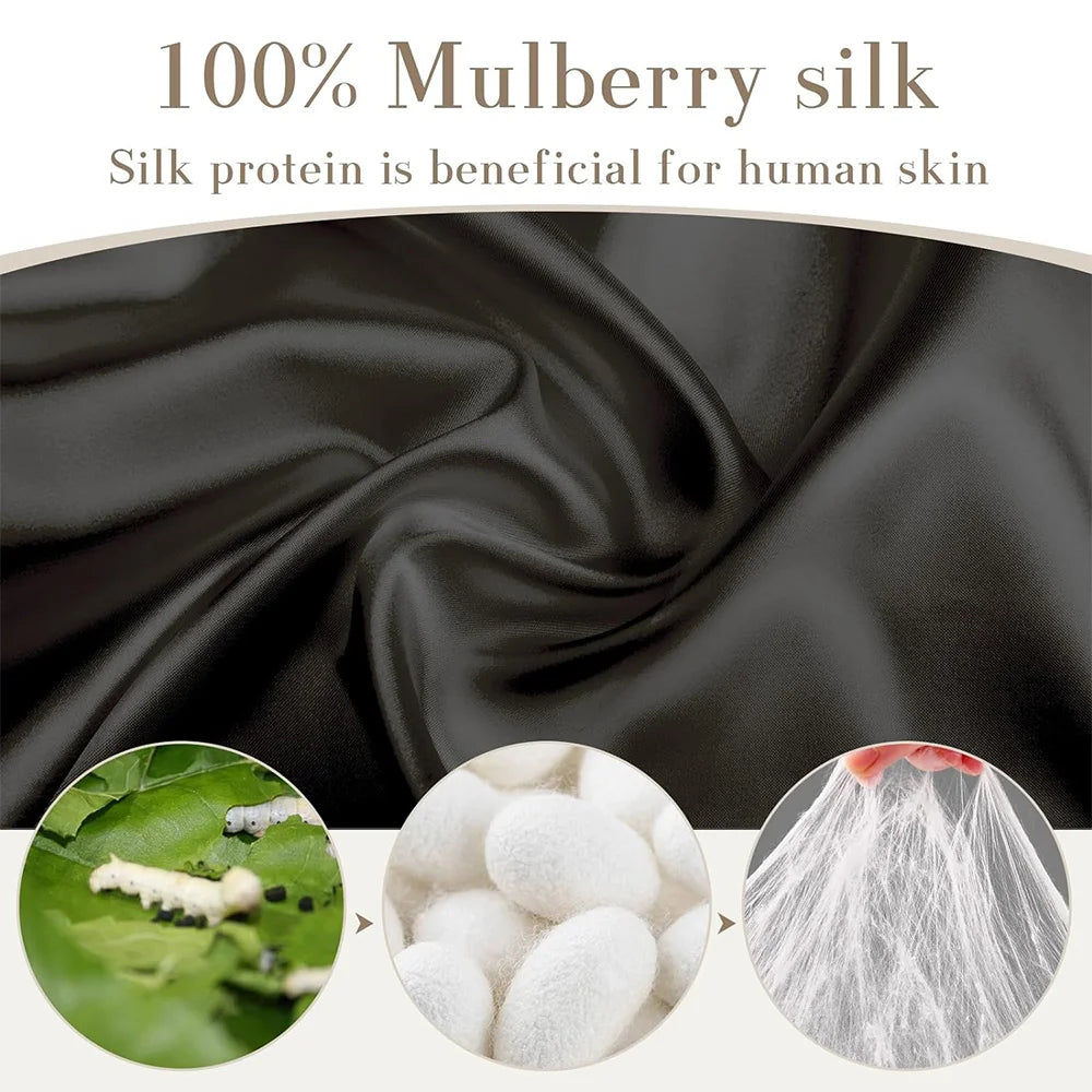Showlu Smart General luxury silk sleep mask for better sleep, featuring a soft, smooth fabric with an adjustable strap.
