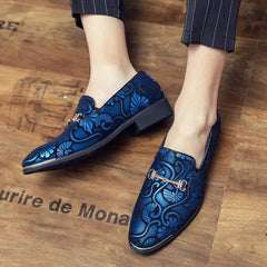 High Quality Men Formal Shoes Men Oxford Leather Dress Shoes Fashion Business Men Shoes Pointed Wedding Shoes SHOWLU FASHION STORE