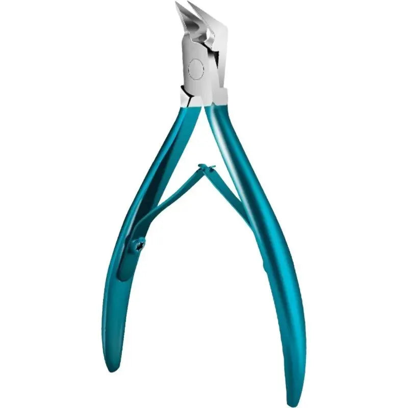 Showlu Fashion Store professional stainless steel toe nail clipper for ingrown and thick toenails, with ergonomic design and sharp trimming edges.