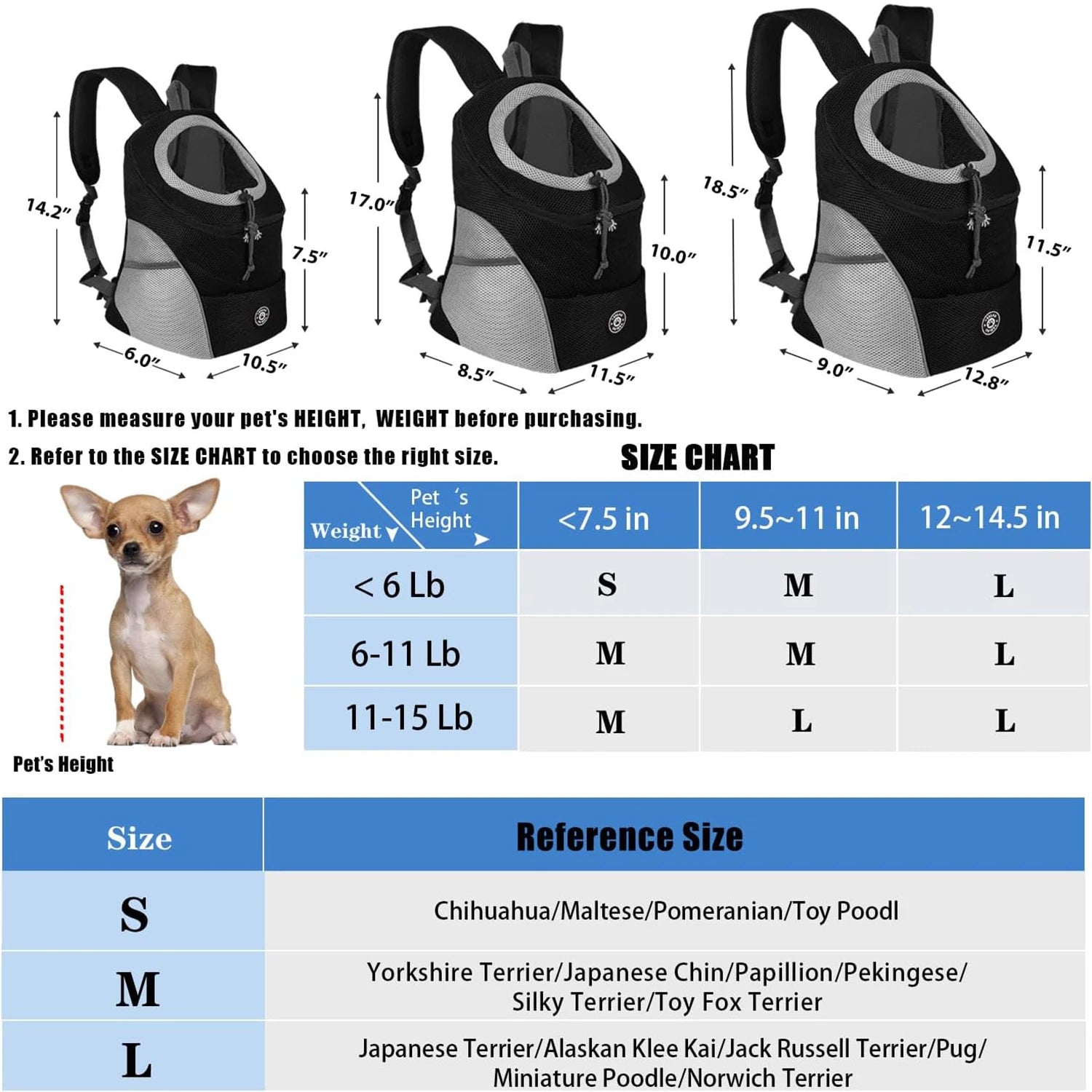 Breathable mesh pet carrier backpack for small dogs and cats, shown in a sleek design with adjustable straps, ideal for outdoor walks.