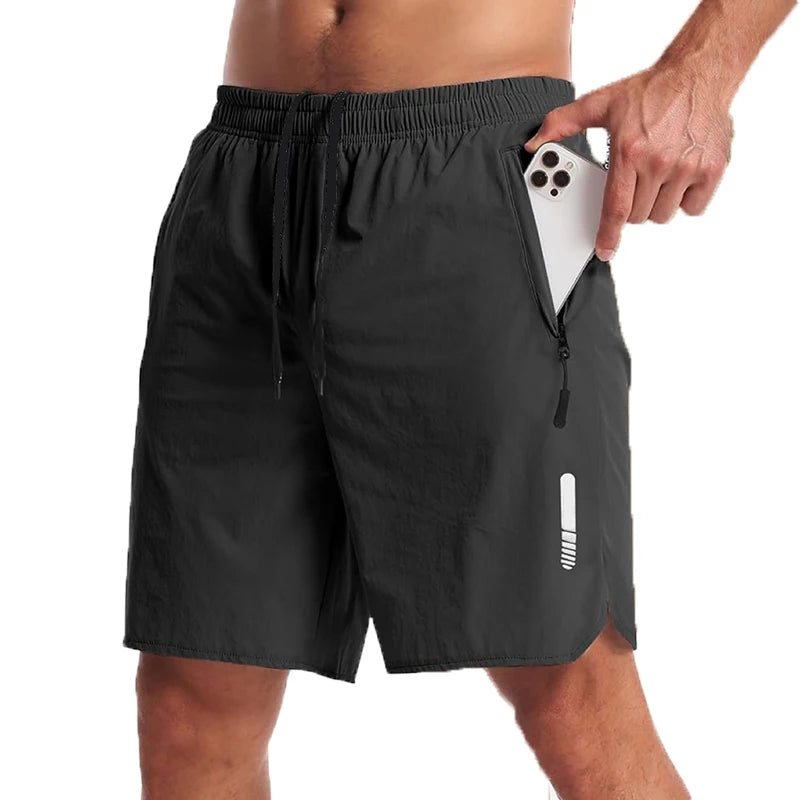 Men's Sport Shorts from Showlu Fashion, lightweight summer running and gym shorts with breathable fabric for active wear.