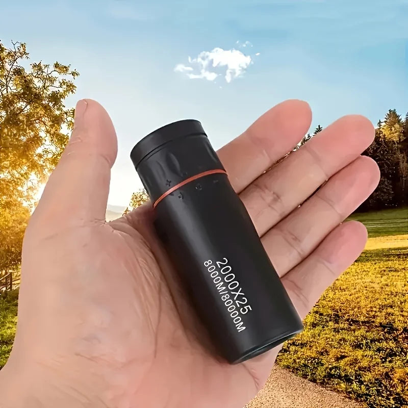 Showlu Fashion Store 2000X25 HD monocular telescope for hunting, travel, concerts, and fishing, compact and portable.