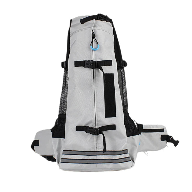 Waterproof XLeiPet dog travel backpack by Showlu Fashion Store, breathable medium dog pet carrier with adjustable straps.
