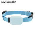 Showlu Mini Bluetooth GPS pet tracker for dogs, compact anti-lost smart locator with keychain attachment.
