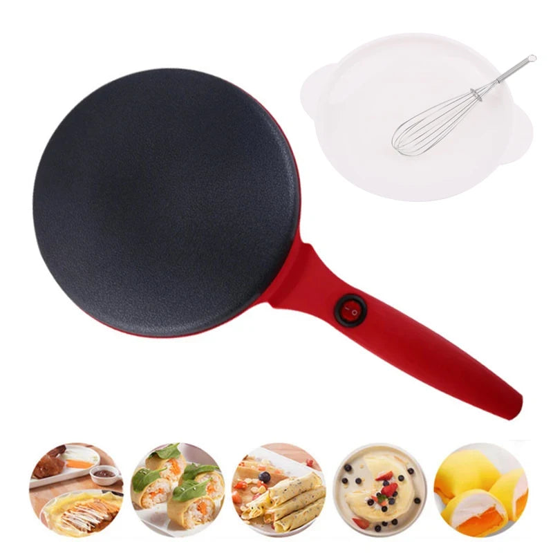 Showlu Smart General electric pancake maker with non-stick cooking surface and adjustable temperature control.