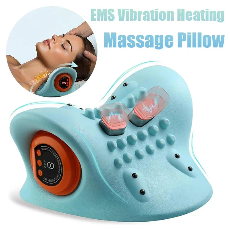 Showlu Smart General neck electric massage relaxation device with adjustable controls and cushioned design for soothing neck therapy.