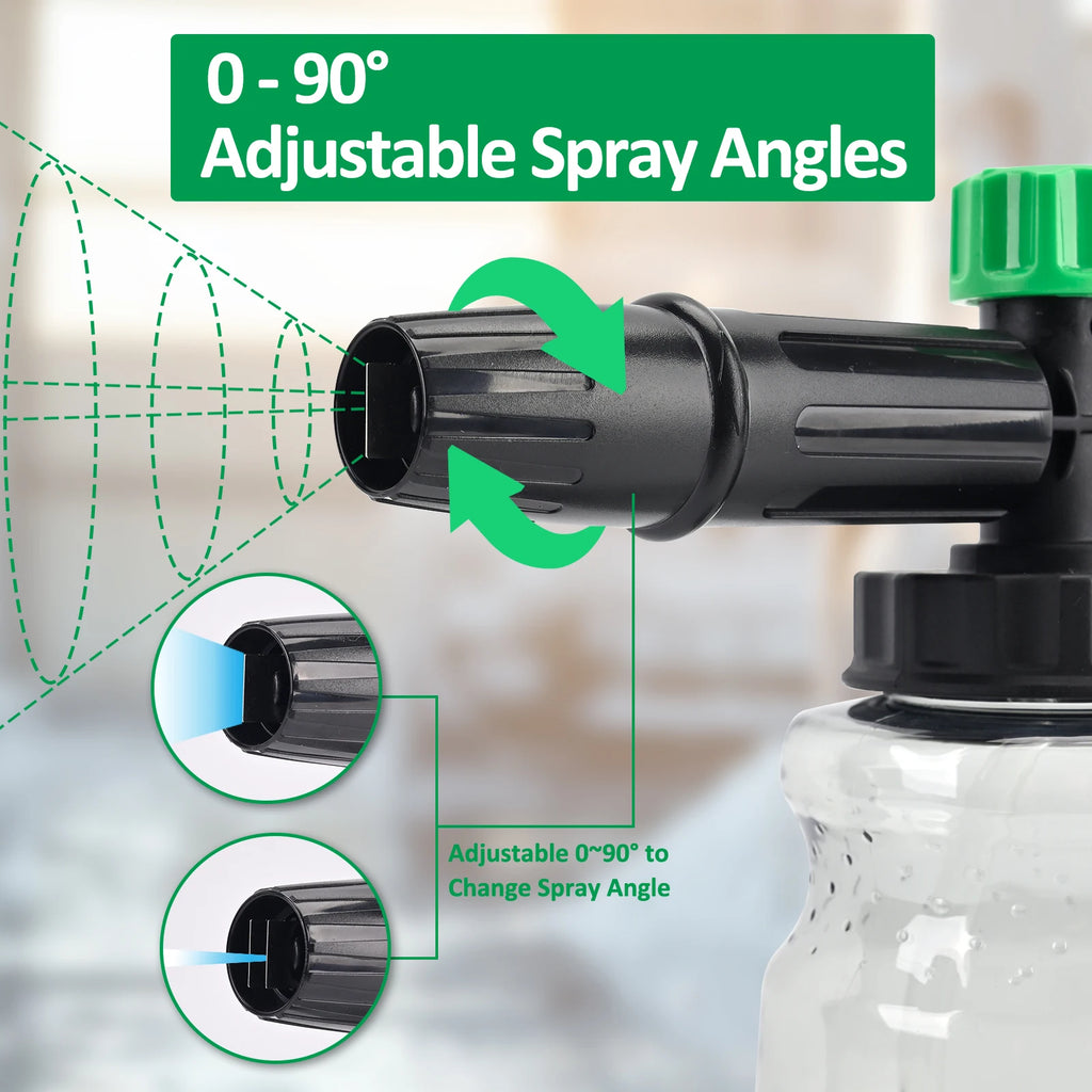 Showlu Smart General pressure washer foam cannon gun with adjustable nozzle and foam lance for car washing and cleaning tasks.