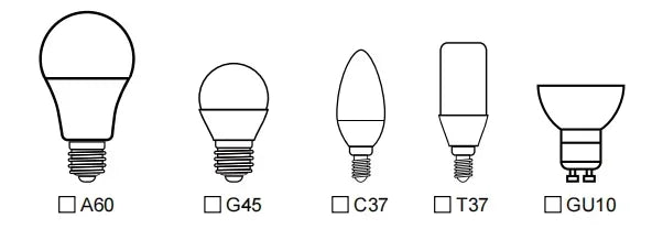 Showlu Smart General WiFi LED spotlight bulb with adjustable color settings, showcasing a sleek, modern design and vibrant light options.