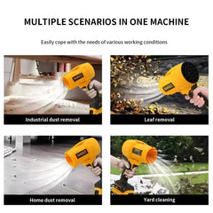 Dewalt 30000RPM Brush Air Hair Dryer Wireless Turbo Fan Handheld Violent Fan Dryer 20V Rechargeable Dust Removal Tool