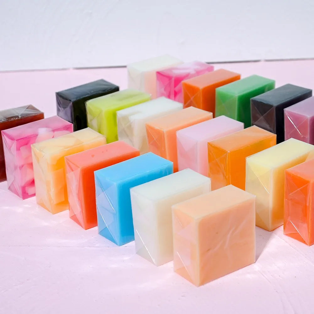 Handmade 100g natural turmeric soap with essential oils, showcasing a bar of deep-cleansing, moisturizing skincare soap.