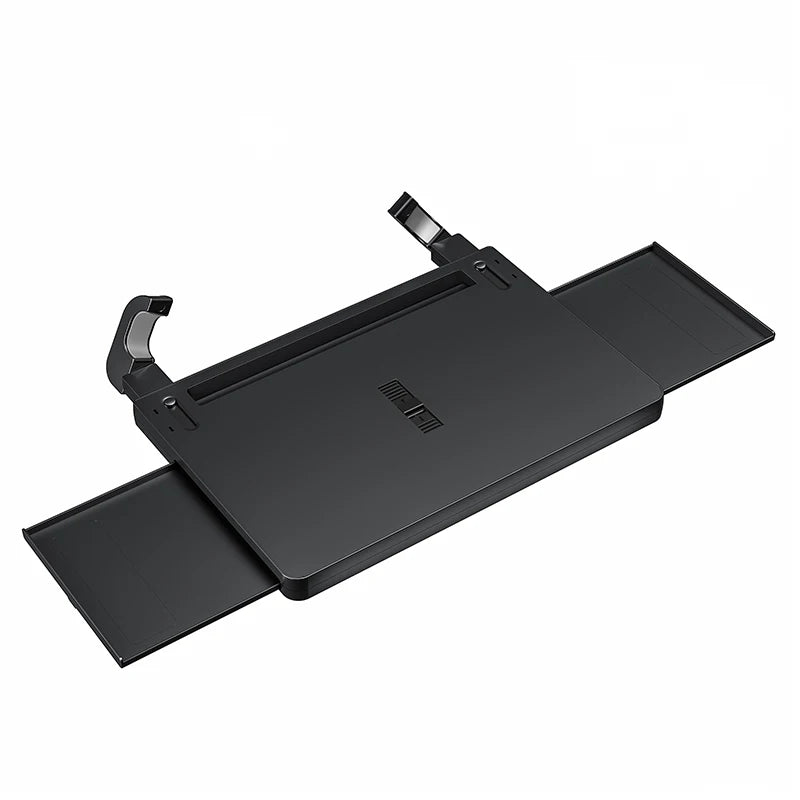 Showlu Smart General car steering wheel tray attached to steering wheel for convenient food or item placement.