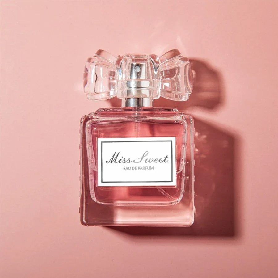 Floral Eau de Parfum for women with rose and peach scent, 50ml bottle from SHOWLU FASHION STORE, elegant fragrance design