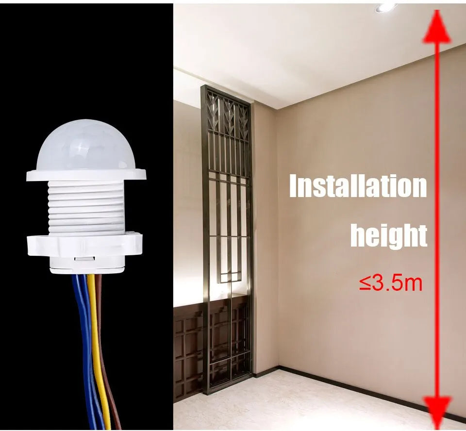 Showlu Smart General automatic motion sensor light switch module with sensor and control panel for easy installation and energy saving.