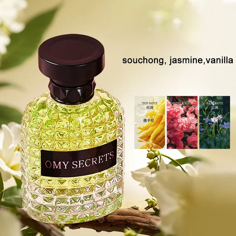 Floral EDT perfume bottle from DJBS Rivet Series with long-lasting scent, 100ml, displayed on a neutral background.