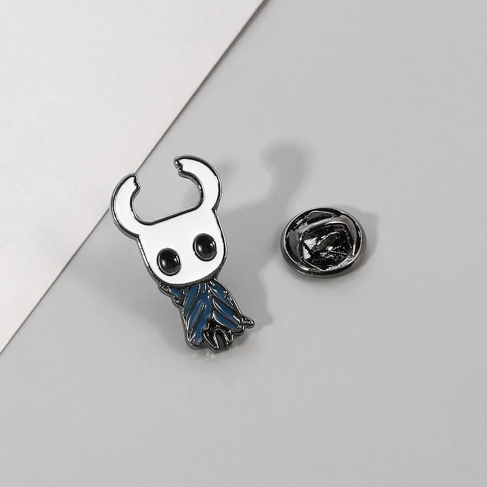 Wannee Hollow Knight enamel pin by SHOWLU FASHION STORE featuring zinc alloy video game character brooch badge.