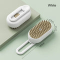 Rechargeable steam cat grooming brush by Showlu Fashion Store with electric self-cleaning, massage, and hair removal features.