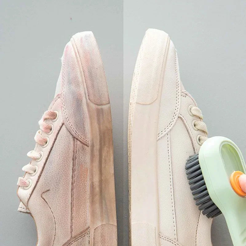 Showlu Smart General portable shoe cleaner brush with soft bristles for cleaning and maintaining shoes on the go.