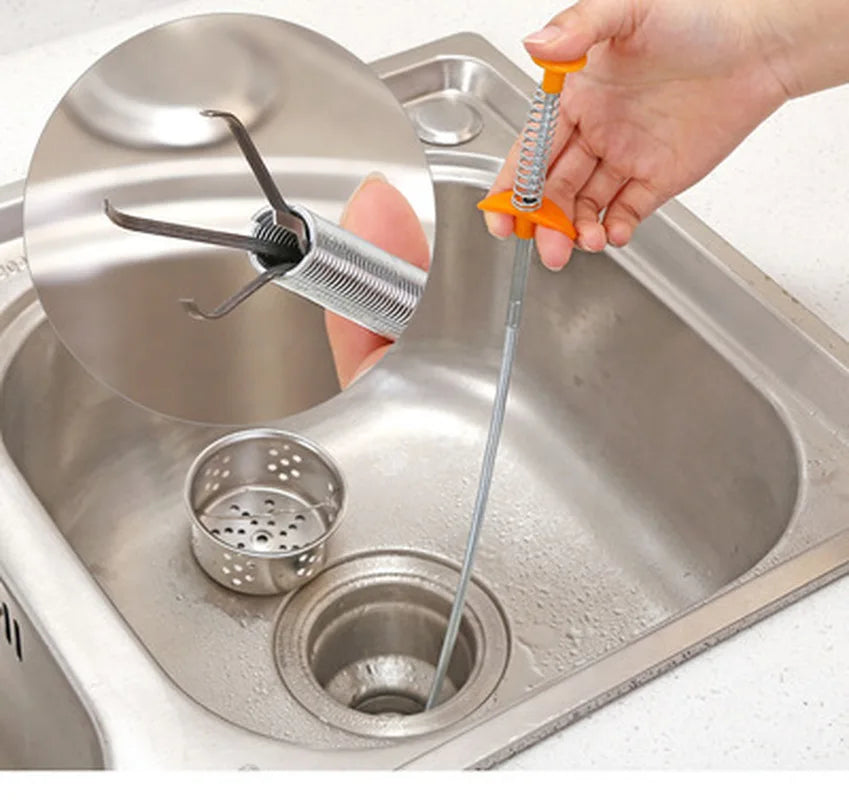 Showlu Smart General drain snake hair remover tool for clearing clogged drains with flexible, durable design.