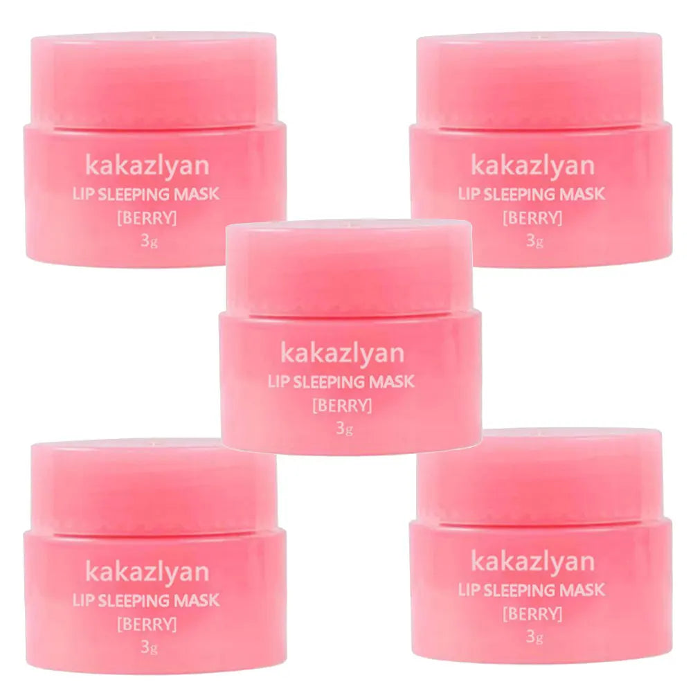 Showlu Smart General jelly lip mask in a clear jar, featuring a glossy, transparent texture with a smooth, hydrating appearance.