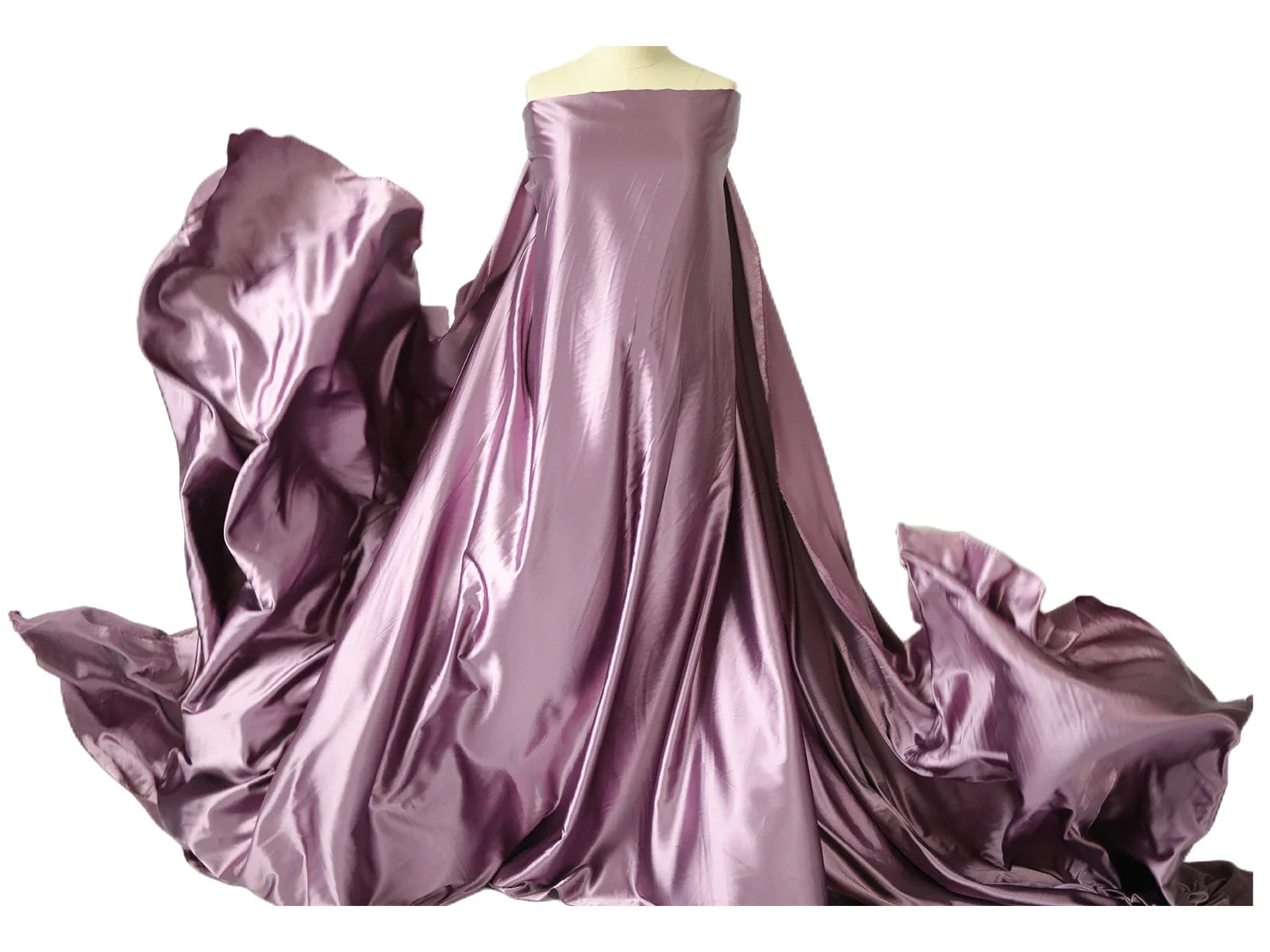 Showlu Maternity Silk Photography Gown in vibrant color, flowing fabric, ideal for maternity photoshoots and special occasions.