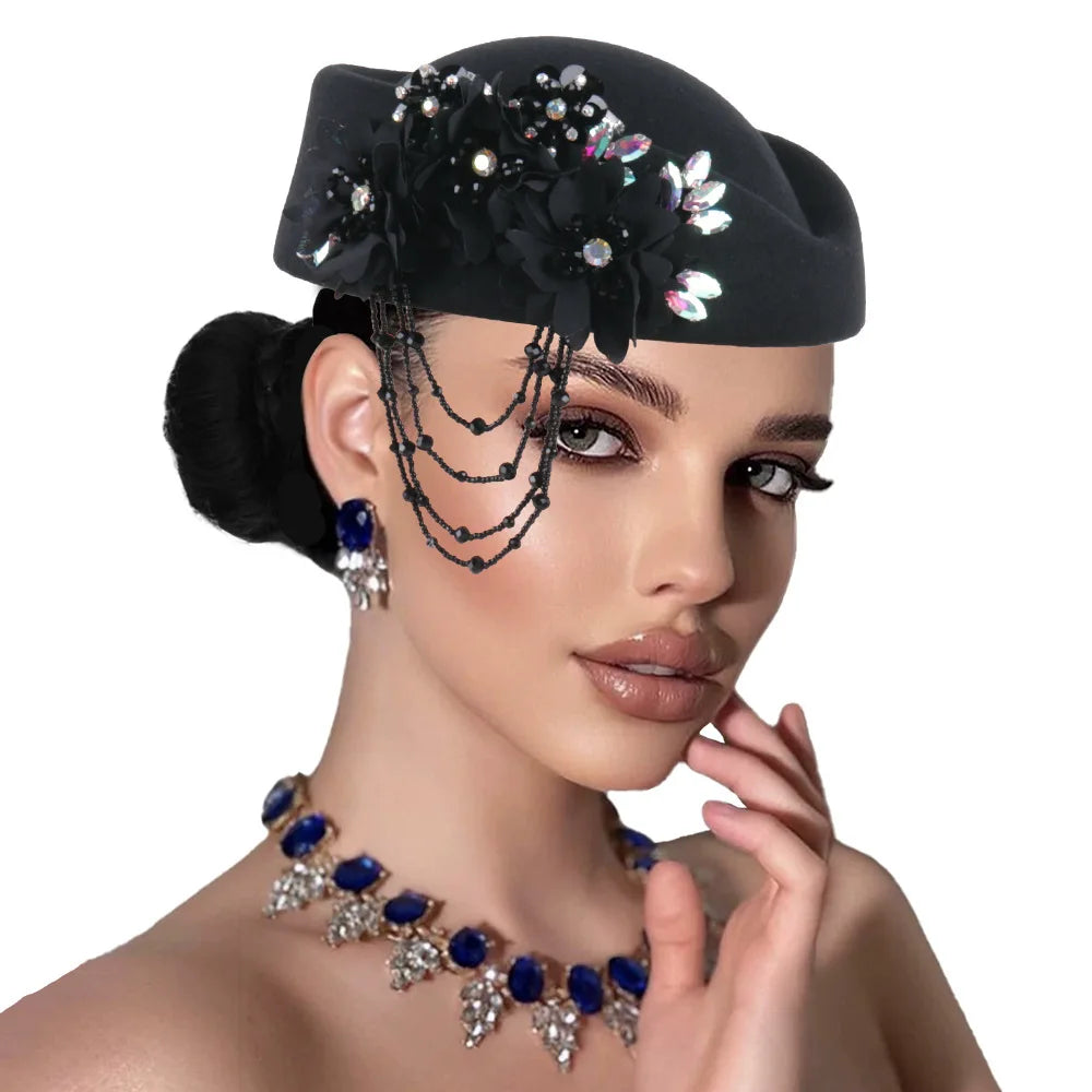 Showlu Smart General African headtie for women, soft floral turban hat perfect for summer, autumn, church, or casual party wear