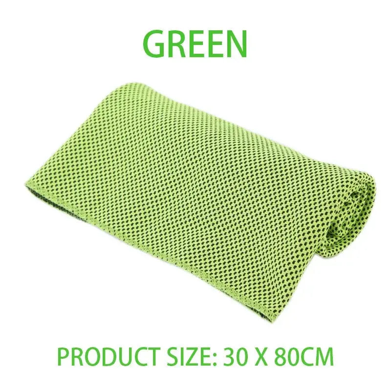 Soft microfiber sports towel from Stone's Store, quick-drying and lightweight, ideal for gym, swimming, yoga, beach, and camping.