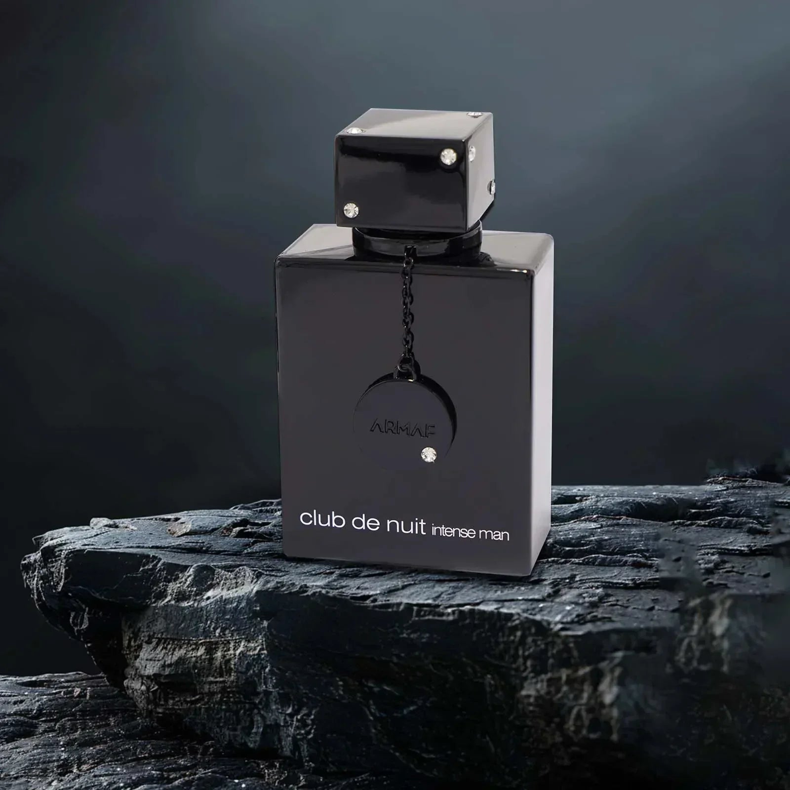Baldauren Night Club Wild Black Edition men's perfume EDT spray 105ml, featuring sleek black bottle and modern design.