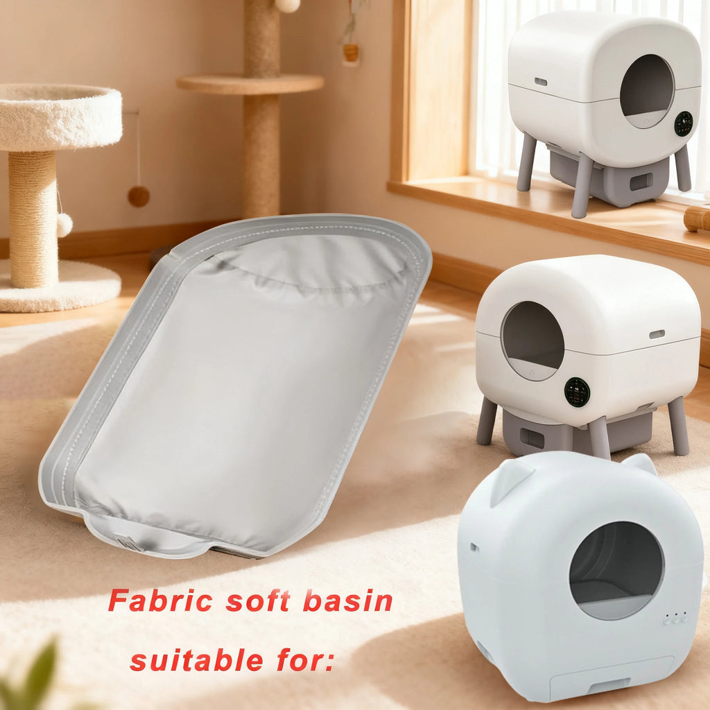 Smart Litter Box Accessories Soft Fabric Liner Premium Automatic Litter Box Accessories Soft Mat Removable Liner Tuya Control