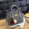 Large luxury PU leather tote bag with embroidery and tassel, showing spacious interior and stylish design by SHOWLU FASHION STORE.