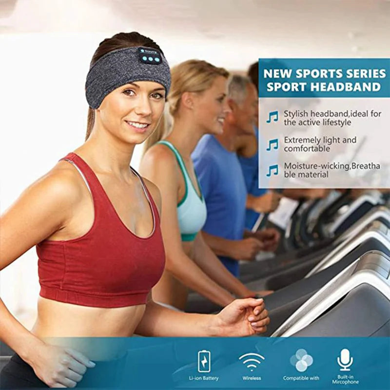 Showlu Smart General Bluetooth sleep headphones with soft ear cushions and headband for comfortable overnight use