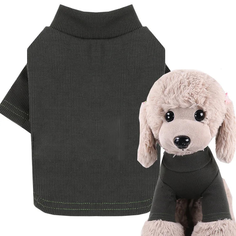 Showlu Fashion Wang Shan Meow cotton dog hoodie for Bulldogs, warm winter pet sweater with soft fabric and comfy fit.