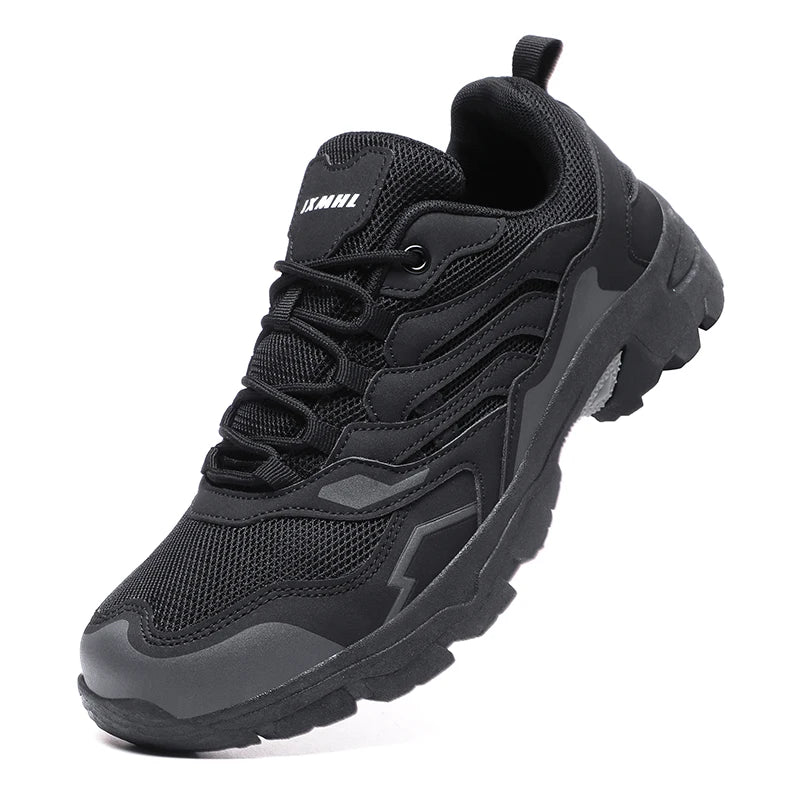 Unisex 2025 hiking shoes by Showlu, waterproof and non-slip outdoor sports shoes for camping and walking activities.