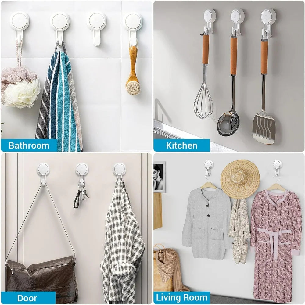 Showlu Smart General wall mounted storage hooks on a wall, ideal for organizing tools and accessories efficiently.