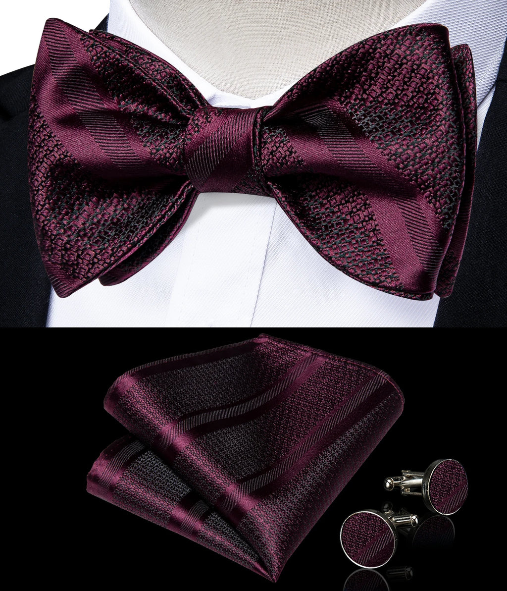 Brand New Men's Bow Tie Teal Green Blue Paisley Floral Silk Bow Tie Wedding Party Butterfly Bowknot Men Tie Accessories DiBanGu