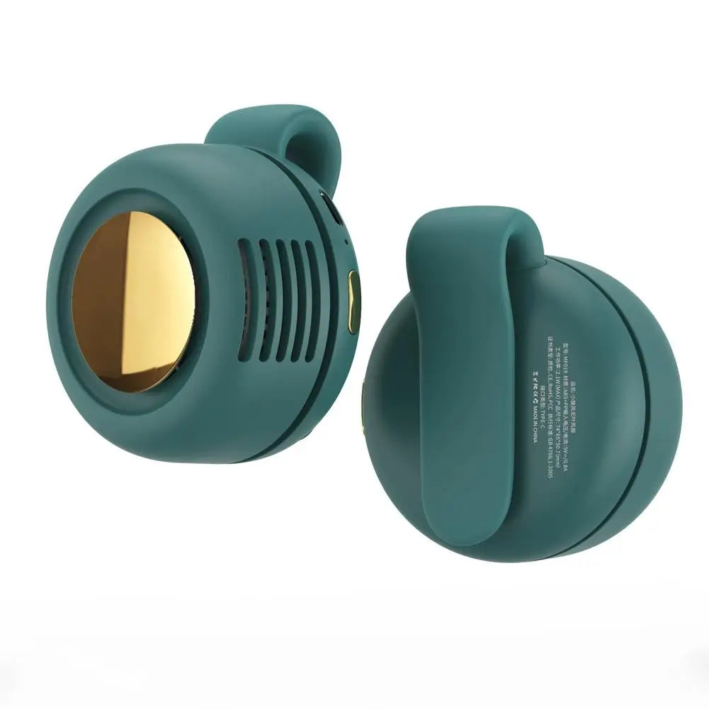 Showlu Smart General portable USB clip fan with 60 blades, compact design, and adjustable clip for personal cooling.
