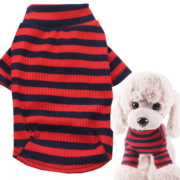 Wang Shan Meow cotton dog hoodie for Bulldogs, warm winter pet sweater in soft fabric with a cozy fit.