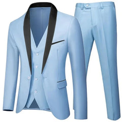 High Quality luxury Retro carving Party Dress Slim Fit Tuxedo Prom Suit Fashion white Male Groom Wedding three-piece
