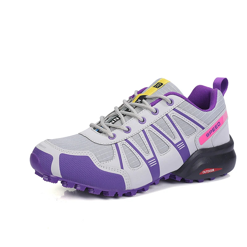 Women's waterproof hiking shoes from Showlu Fashion Store, outdoor sports shoes designed for walking, running, and travel activities.