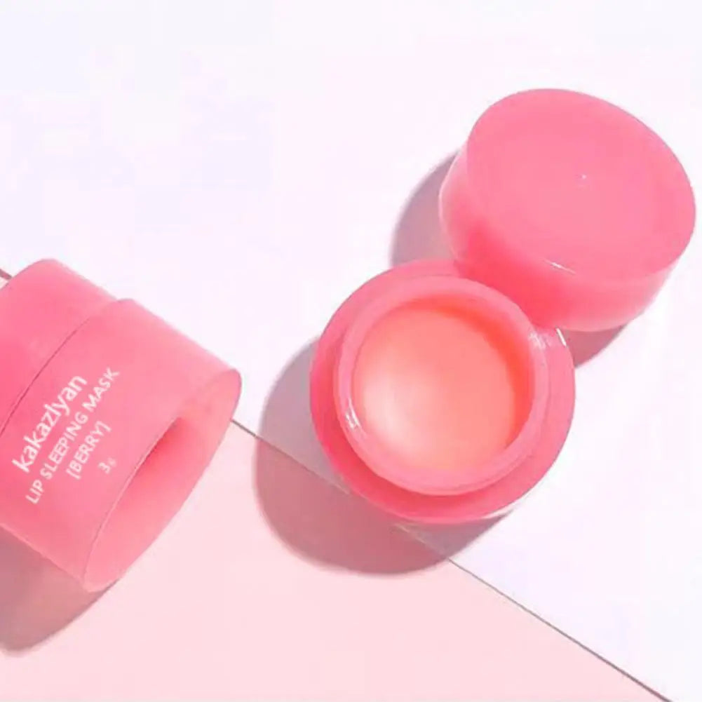 Showlu Smart General Jelly Lip Mask in a clear jar, featuring a glossy, hydrating gel formula for soft, smooth lips.