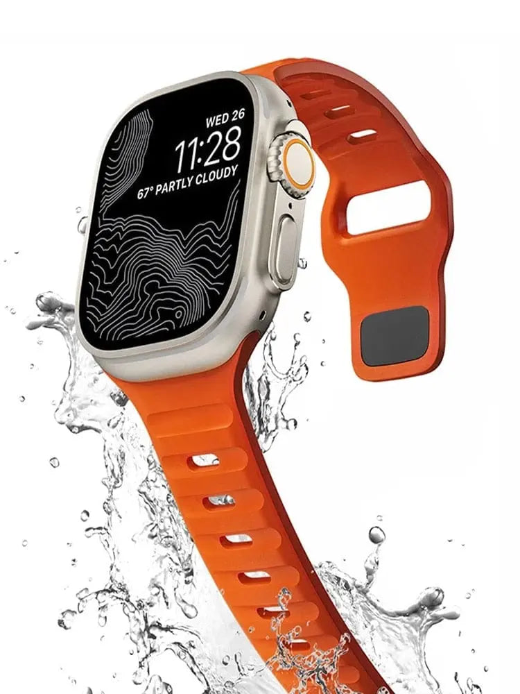 I LOVE LUO silicone sport band for Apple Watch Ultra 8, 7, SE, 45mm, 49mm, 44mm, compatible with Series 8 and 7.